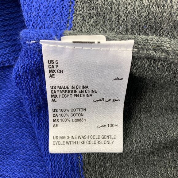 Club Room Mens Striped Lightweight Crewneck Colorblock Stripe Sweater Blue S - Picture 3 of 4